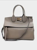 Salvatore Ferragamo • The Studio Bag (M) Taupe Brown