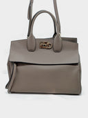 Salvatore Ferragamo • The Studio Bag (M) Taupe Brown