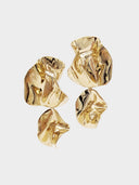 Sterling King • The Fold Earrings gold