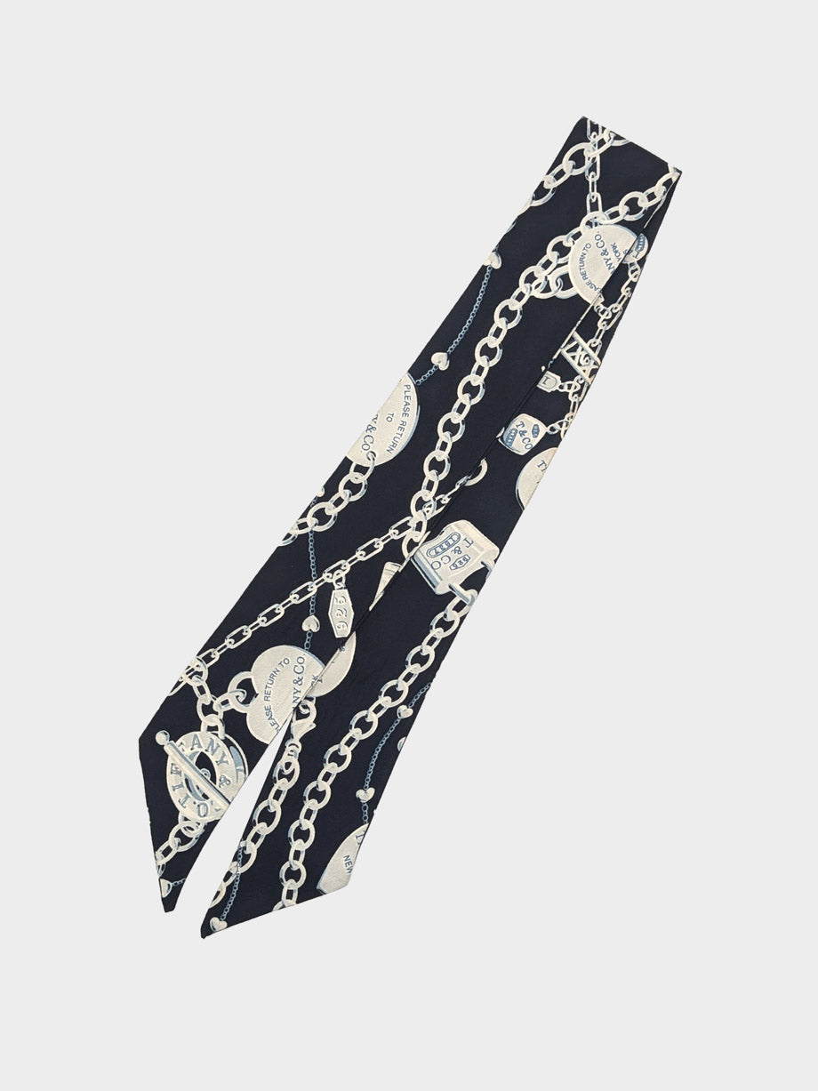 Tiffany & Co. • Vintage Silk Twilly Scarf – Style Vault