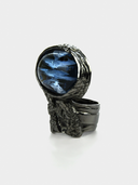 Saint Laurent YSL • Arty Glass Cabochon Ring