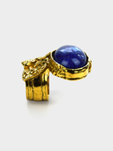 Saint Laurent YSL • Arty Blue Lapis Lazuli Cabochon Ring