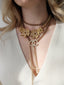 Saint Laurent YSL • Floral Necklace Gold