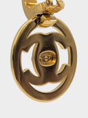 Chanel • CC Turnlock Gold Earrings