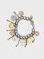 Dolce & Gabbana • Silver & Gold Coin Charm Bracelet