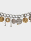 Dolce & Gabbana • Silver & Gold Coin Charm Bracelet