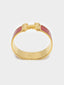 Hermès • Clic Clac H Bracelet Rouge Amarante