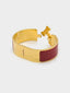 Hermès • Clic Clac H Bracelet Rouge Amarante