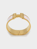 Hermès • Clic Clac H Bracelet Rose Nymph