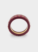 Louis Vuitton • Wanted Resin Bangle Gold & Red