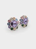 Miu Miu • Crystal Flower Clip-On Earrings
