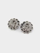 Miu Miu • Crystal Flower Clip-On Earrings