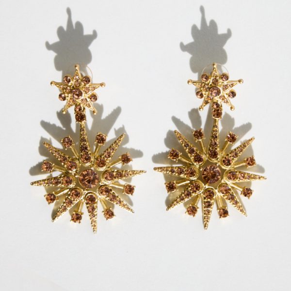 Oscar De La Renta star earrings