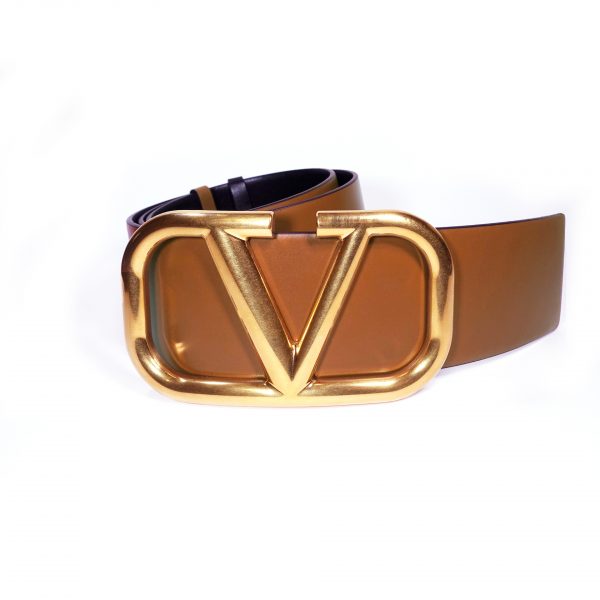 Valentino reversible logo belt