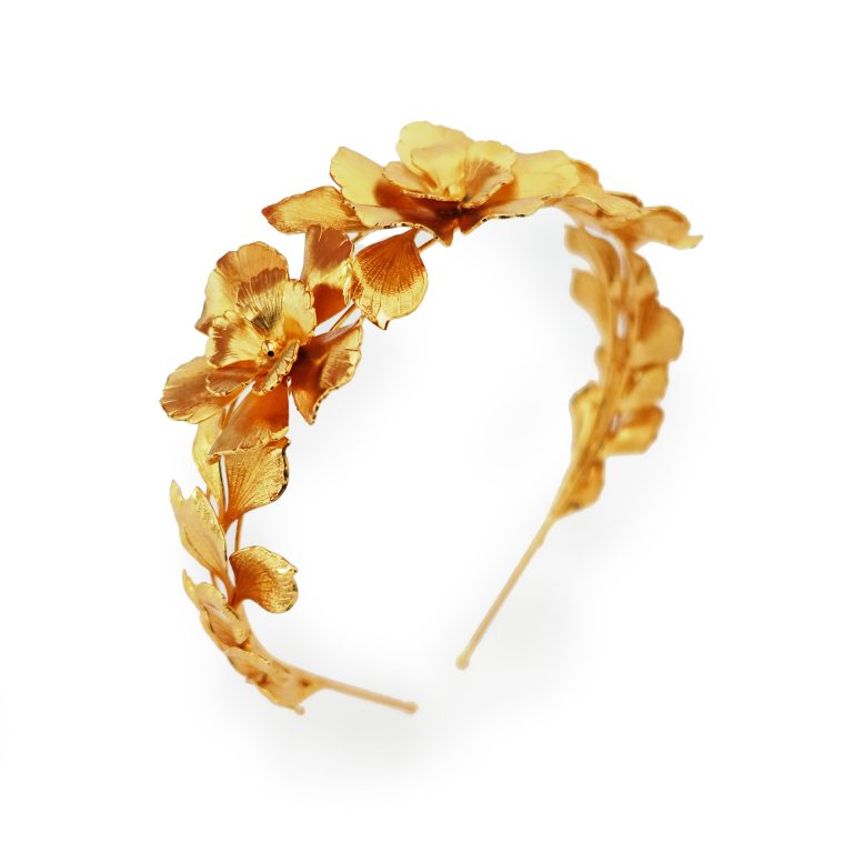 Rowena Headband -- Gold – Jennifer Behr LLC