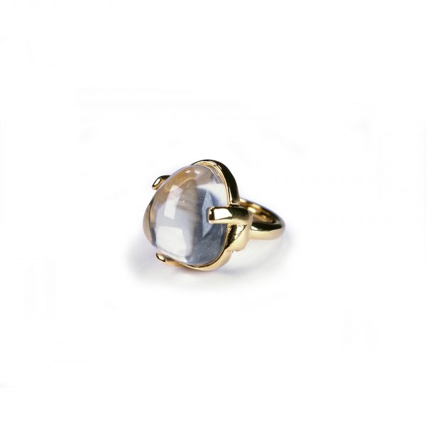 Kenneth Jay Lane Glass Cabochon ring