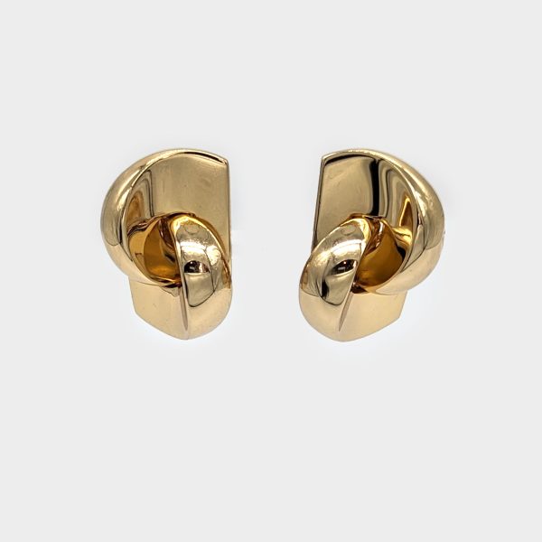 Dior Vintage Gold CD Earrings