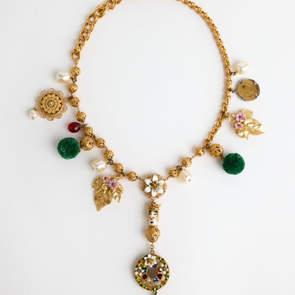 Dolce & Gabbana Sicily Charm Necklace 