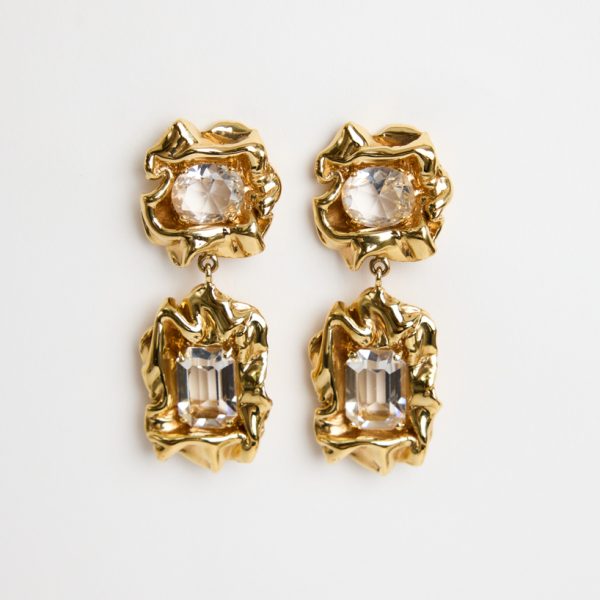 Sterling King Lolita gold earrings