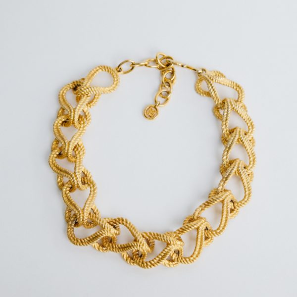 Givenchy Vintage Gold Link Choker