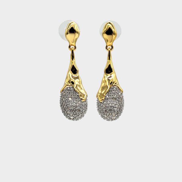 Alexis Bittar Solanales Crystal Teardrop Earrings